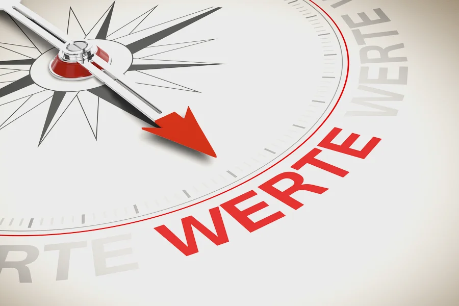 Über die Arbeit mit Werten Wertekompass